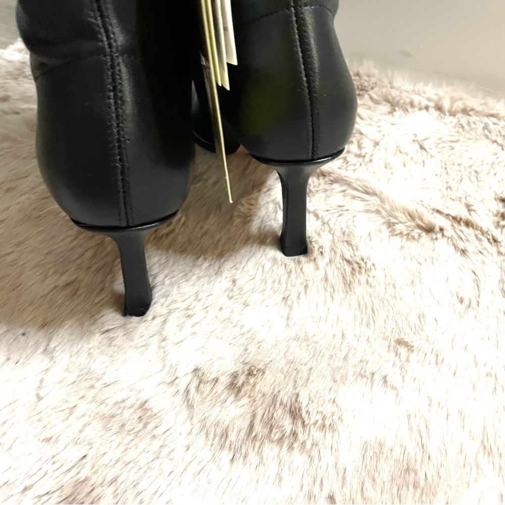 ZARA HEELED LEATHER BOOTS MADE IN SPAIN - Picture 10 of 14